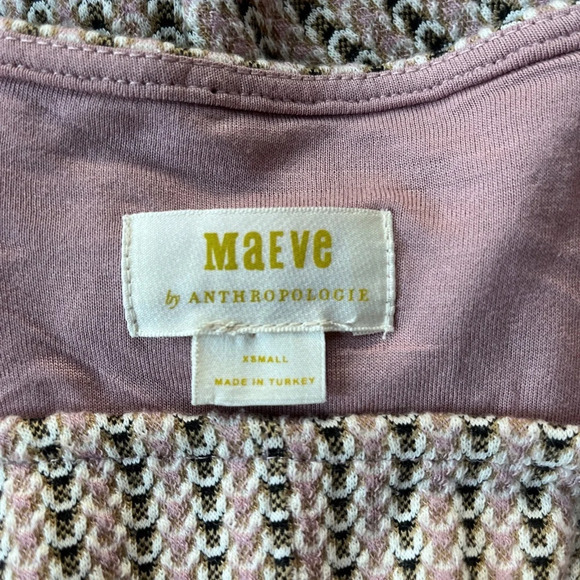 Maeve Beige Patterned Mini Dress - Picture 10 of 14